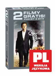 007 James Bond Quantum of Solace + 2 filmy gratis! [3DVD]