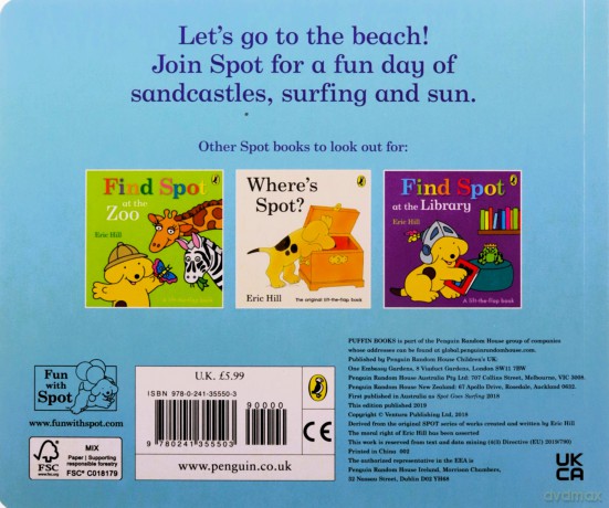 Spot Goes to the Beach - Eric Hill [KSIĄŻKA]