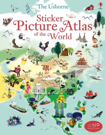 Sticker picture atlas of the world [KSIĄŻKA]