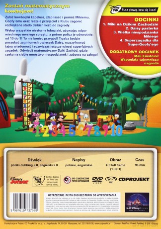 Klub Przyjaciół Myszki Miki: Zabawy z liczbami (Disney Junior) [DVD]