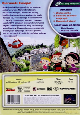 Mali Einsteini: Misja w Europie (Disney Junior) [DVD]