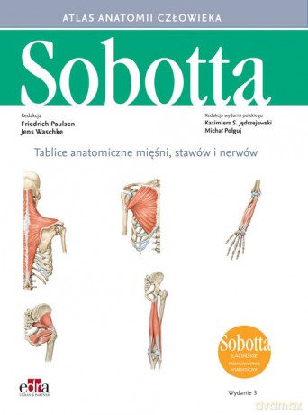 Tablice anatomiczne mięśni, stawów i nerwów. Łacińskie mianownictwo - F. Paulsen, J. Waschke [KSIĄŻKA]
