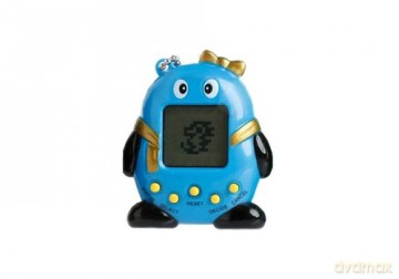 Tamagotchi z kokardką niebieskie [GRA]
