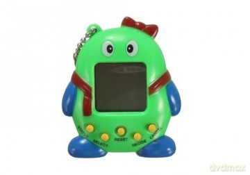 Tamagotchi z kokardką zielone [GRA]