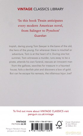 The Adventures of Tom Sawyer - Mark Twain [KSIĄŻKA]
