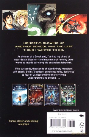 The Battle of the Labyrinth: The Graphic Novel - Rick Riordan [KOMIKS]