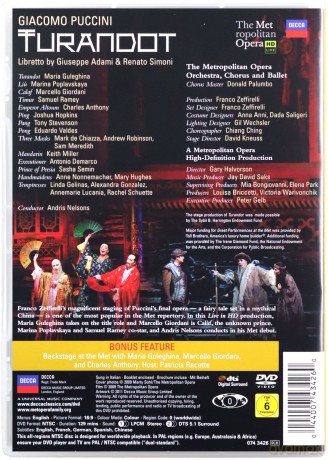Puccini:Turandot [DVD]