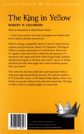The King in Yellow - Robert W. Chambers [KSIĄŻKA]