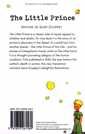 The Little Prince - Antoine Saint-Exupery [KSIĄŻKA]