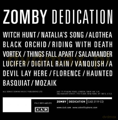 Zomby: Dedication [CD]