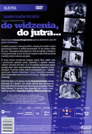 Do widzenia, do jutra... (Kanon Filmów Polskich: Klasyka) (booklet) [DVD]