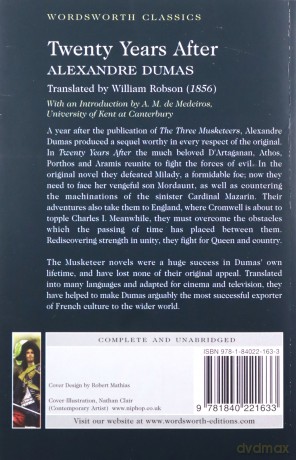 Twenty Years After - Alexandre Dumas [KSIĄŻKA]