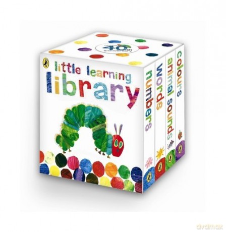 Very Hungry Caterpillar My first library [KSIĄŻKA]