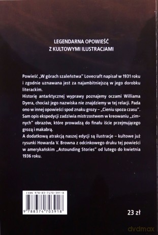 W górach szaleństwa - H. P. Lovecraft [KSIĄŻKA]