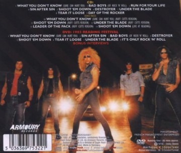 Twisted Sister: Under The Blade [CD]+[DVD]