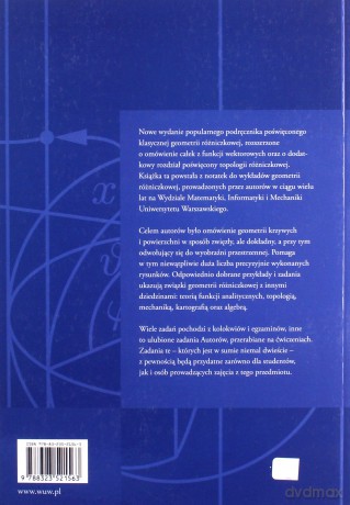Wstęp do geometrii różniczkowej - Cezary Bowszyc, Jerzy Konarski [KSIĄŻKA]