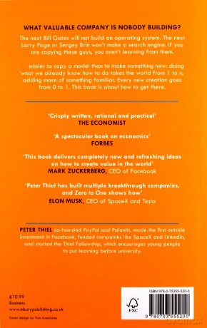 Zero to One - Blake Masters, Peter Thiel [KSIĄŻKA]