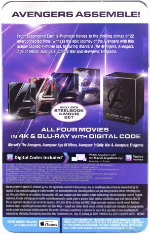 Avengers: 4-Movie Collection [4xBlu-Ray 4K]+[4xBlu-Ray]