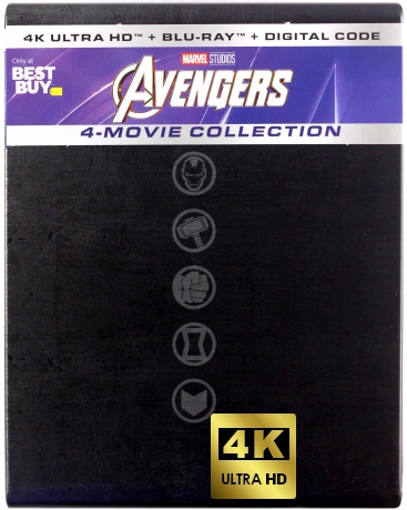Avengers: 4-Movie Collection [4xBlu-Ray 4K]+[4xBlu-Ray]