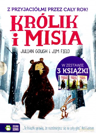 Królik i Misia Niesmaczne zwyczaje Królika, Utrapienie Królika, Sposób na przekąskę - Gough Julian [KSIĄŻKA]