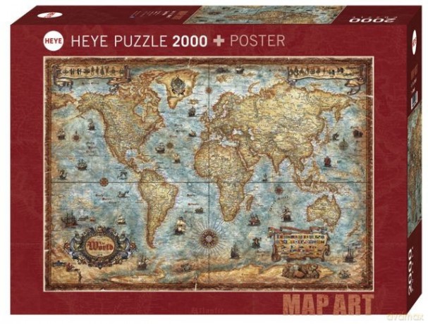 HEYE 2000 el. Świat [PUZZLE]