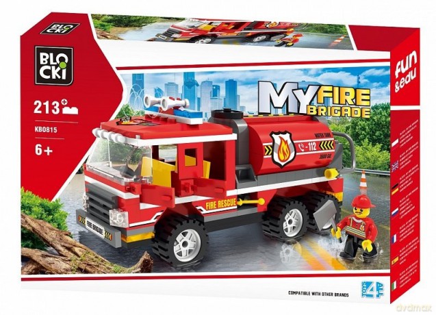 Klocki MYFIREBRIGADE Beczkowóz 213 el. [KLOCKI]