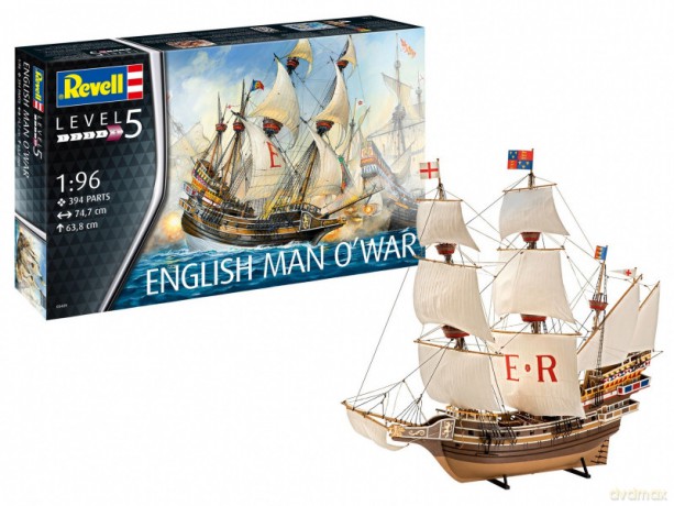 Model plastikowy English MAN O WAR