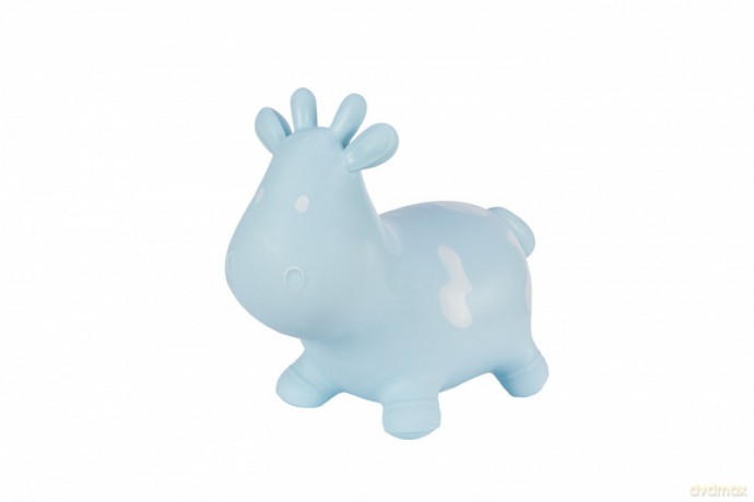 Skoczek krówka niebieska karton