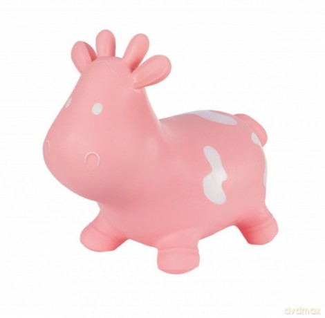 Skoczek krówka różowa karton