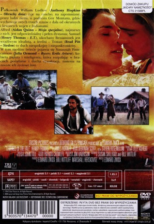 Wichry namiętności (polski lektor) [DVD]