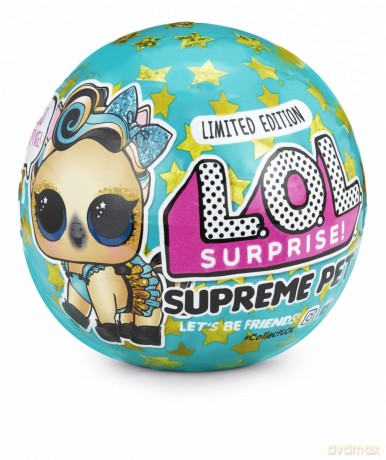 Zestaw figurek L.O.L. Surprise Pets Supreme edycja limitowana 1 sztuka (LOL Surprise) [FIGURKA]