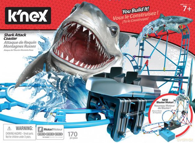 K'Nex - Shark Attack Coaster zestaw konstrukcyjny Kolejka górska Rekin [KLOCKI]