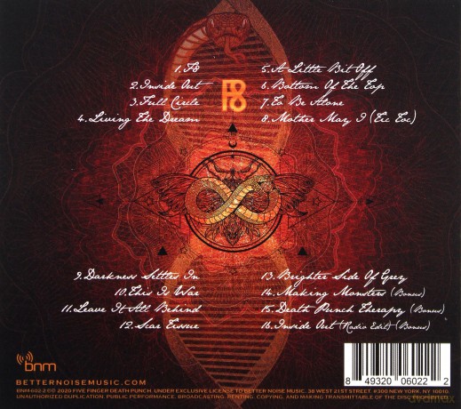 Five Finger Death Punch: F8 (digipack) [CD]