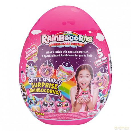 Rainbocorns - jajko z pluszową niespodzianką