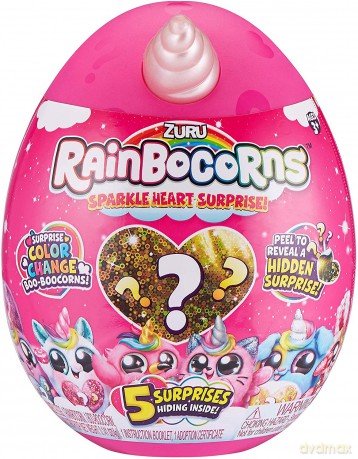 Rainbocorns - jajko z pluszową niespodzianką