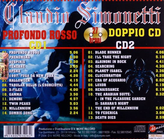 Claudio Simonetti: Profondo Rosso [2CD]