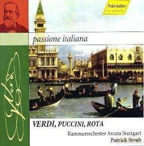 Strub: Puccini; Rota; Verdi - Passione Italiana [CD]