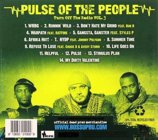 Dead Prez: Pulse of the People [CD]