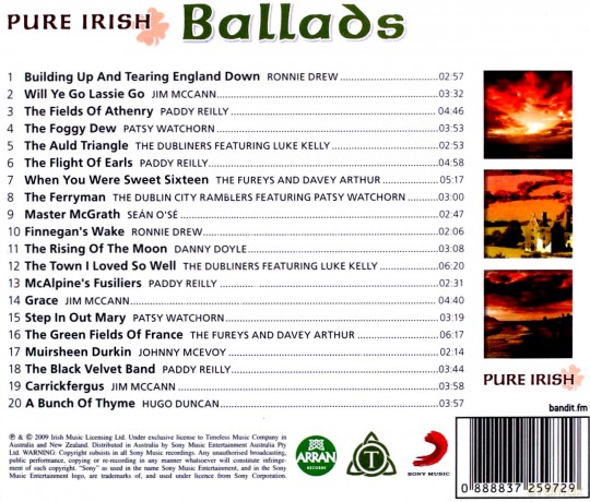Pure Irish Ballads [CD]