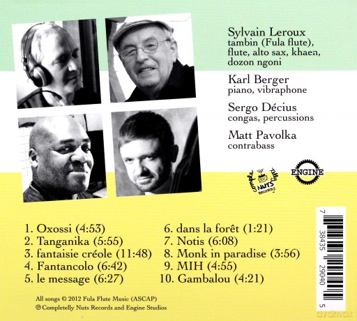 Sylvain Leroux: Quatuor Creole [CD]