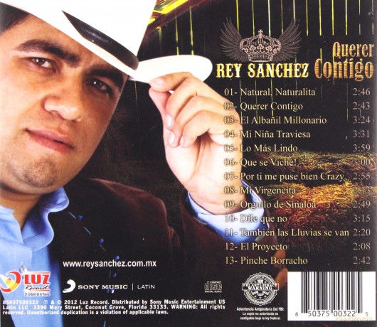 Rey Sanchez: Querer Contigo [CD]
