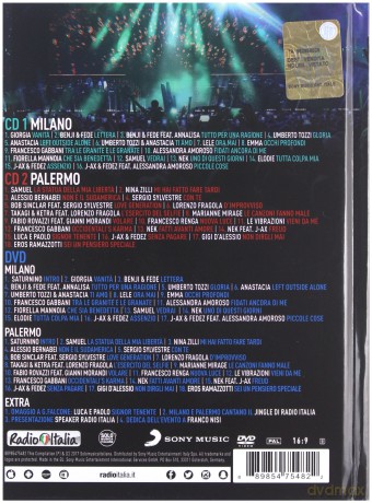 Radio Italia Live Il Concerto Milano/palermo [3CD]