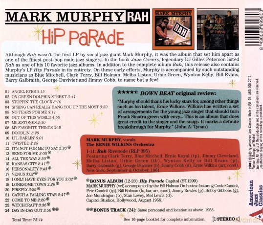 Mark Murphy: Rah + Hip Parade - Mark Murphy [CD]