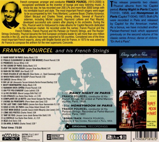 Franck Pourcel: Rainy Night In Paris+Honeymoon In Paris [CD]