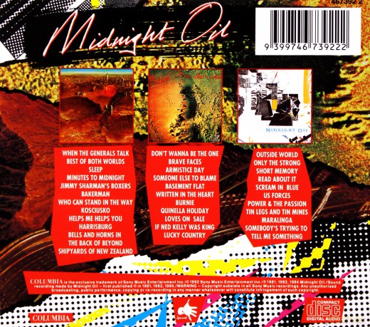 Midnight Oil: Red Sails/Place Without/10, 9, 8, 7 [3CD]