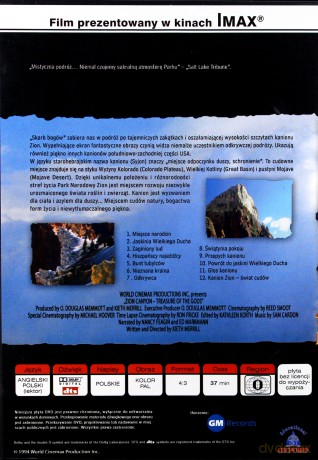 Imax - Kanion Zion: skarb bogów [DVD]