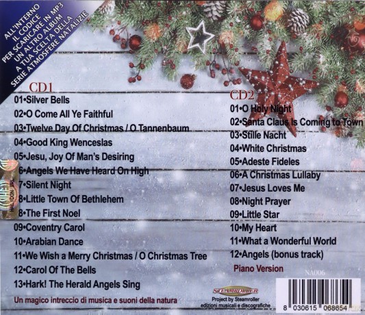 Artisti Vari: Relax It'S Christmas, 2 Cd, Canzoni Di Natale, Christmas Songs, O Holy Night, Tu Scendi Dalle Stelle, Astro Del Ciel, Adeste Fideles, Silent Night [CD]