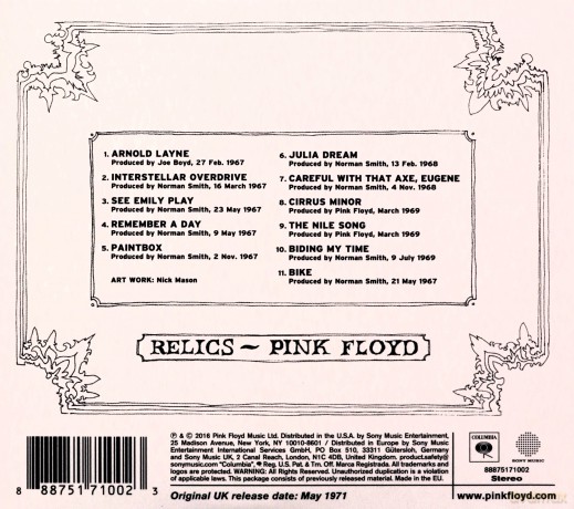 Pink Floyd: Relics [CD]