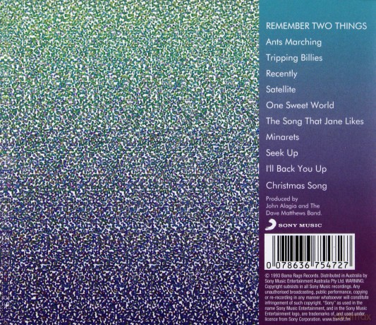 Dave Matthews: Remember Two Things [CD]