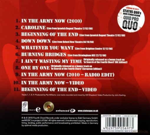 Status Quo: In The Army Now [CD]